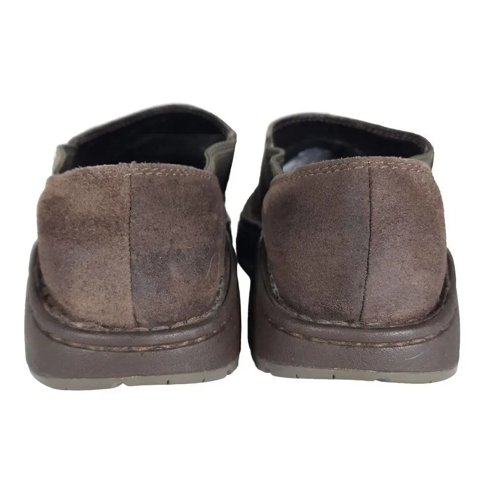 Chaco Men's Zoggonit Vibram Nurl US 8,5 Brown Leather Clog Sneaker Shoes_11